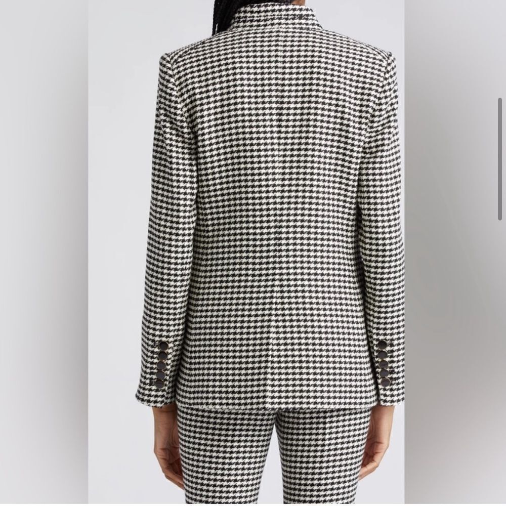 Veronica Beard Wilshire Houndstooth Dickey Blazer Jacket - Picture 3 of 3